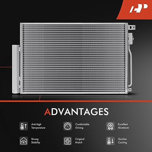 A-Premium Air Conditioning A/C Condenser Compatible with Chevrolet Sonic 2012-2018 L4 1.8L - Image 5