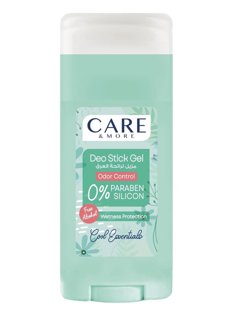 كير & مور جل مزيل العرق كول إسينشالز 50 مل، حماية تدوم 48 ساعة، خالي من الألومنيوم والسيليكون والبارابين والكحول والعناية اللطيفة