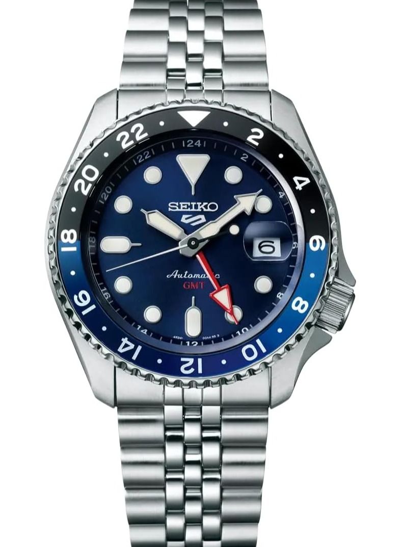 Seiko 5 Sports SSK GMT Blue Dial Automatic Men's Watch SSK003K1 - Image 1