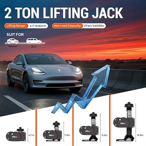 IBELL 12V DC Electric Scissor Jack Tool Kit Lift Upto 2 Ton Weight, Electric Floor Jack, (Height Upto 13.8 Inches) - Image 5