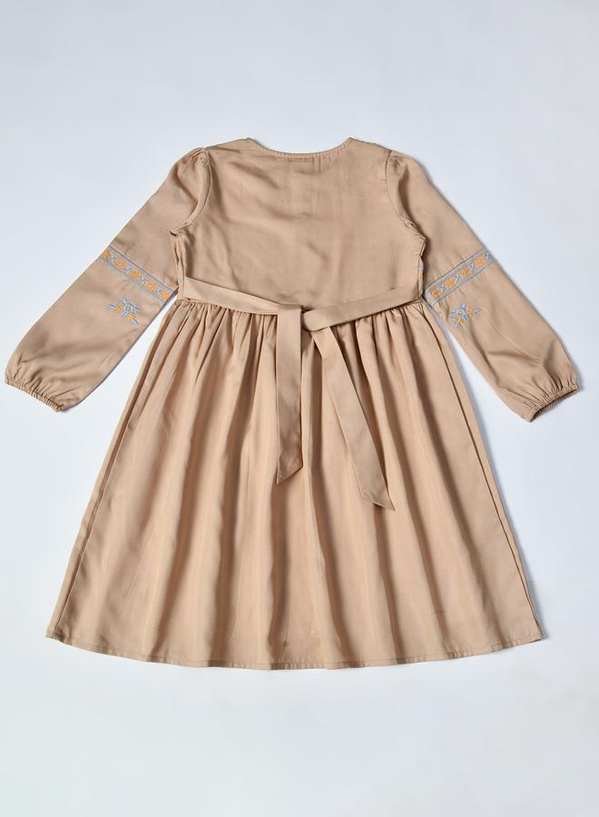 BELLA MODA Embroidered Button-Front Dress - Image 2