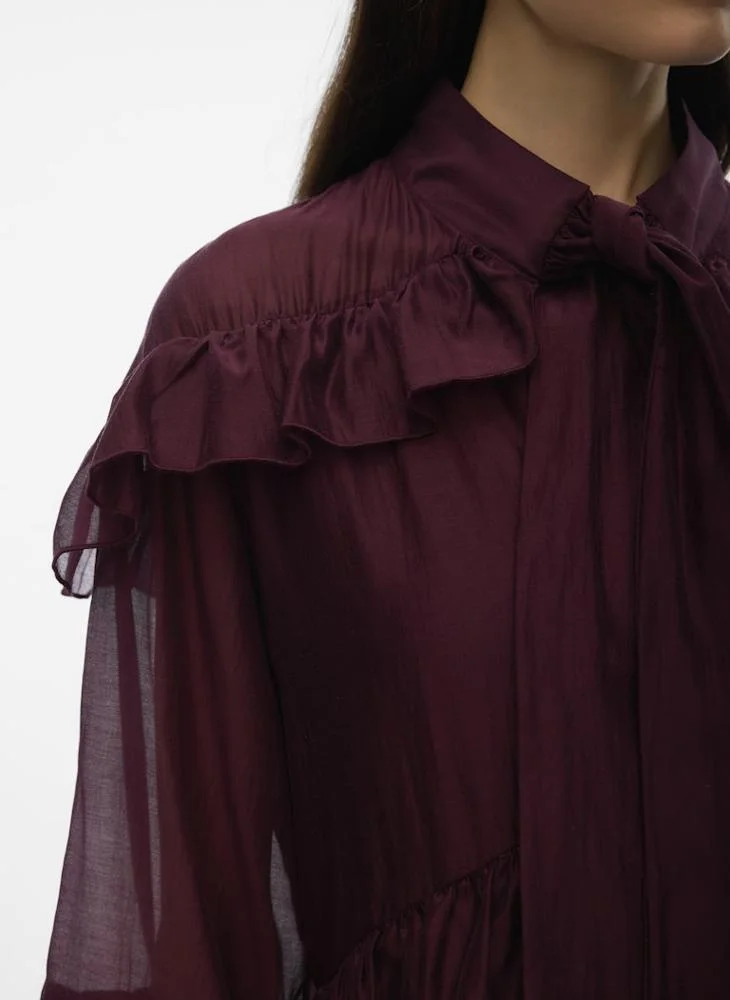 VERO MODA Vmjenna Frill Dreailed Dress