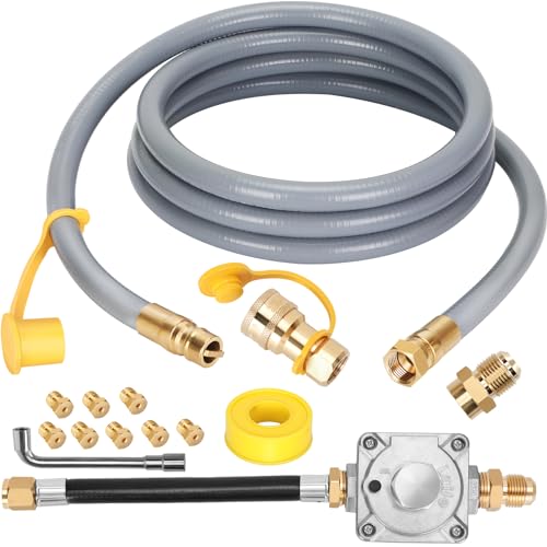 Sobalai Upgraded Propane to Natural Gas Conversion Kit for Weber Spirit Series Grill, 10FT Natural Gas Conversion kit for Weber Propane Grills - Image 1