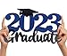 ssailue decor ssailue decor Graduation 2023 Wood Sign Decorations 2023 Graduate Photo Booth Props Class of 2023 Cutout Signs for  - Image 2