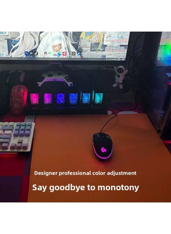 Class Zero Mouse Pad Electric Competition Fine Surface Cloth Mouse Pad Fine Surface Speed Type 4249 Increase Thickening Size Tight Edge Lock-Color:420*490*5mm-Pattern:Category Zero-purple