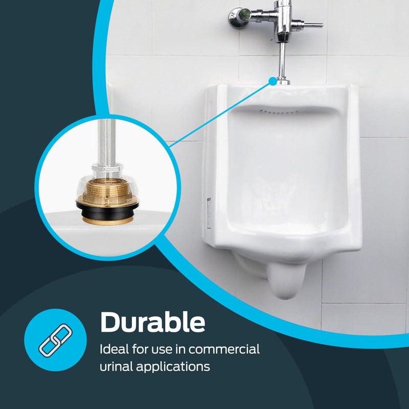 EZ-FLO Closet Spud, 1-1/2 x 1-1/2 in, Brass Plumbing Fitting for Urinals, 40135 - Image 4