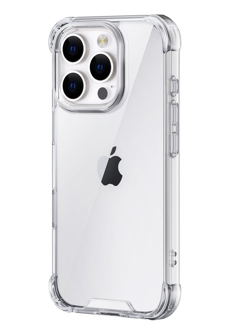 GREEN LION iPhone 16 Pro Max Anti-Shock Case / Anti-Yellowing / Anti Scratch / Anti Fingerprint / Air Cushion Corners / Drop Protection / Hybrid Protection / HD Clarity / Camera Protection - Clear  - Image 3