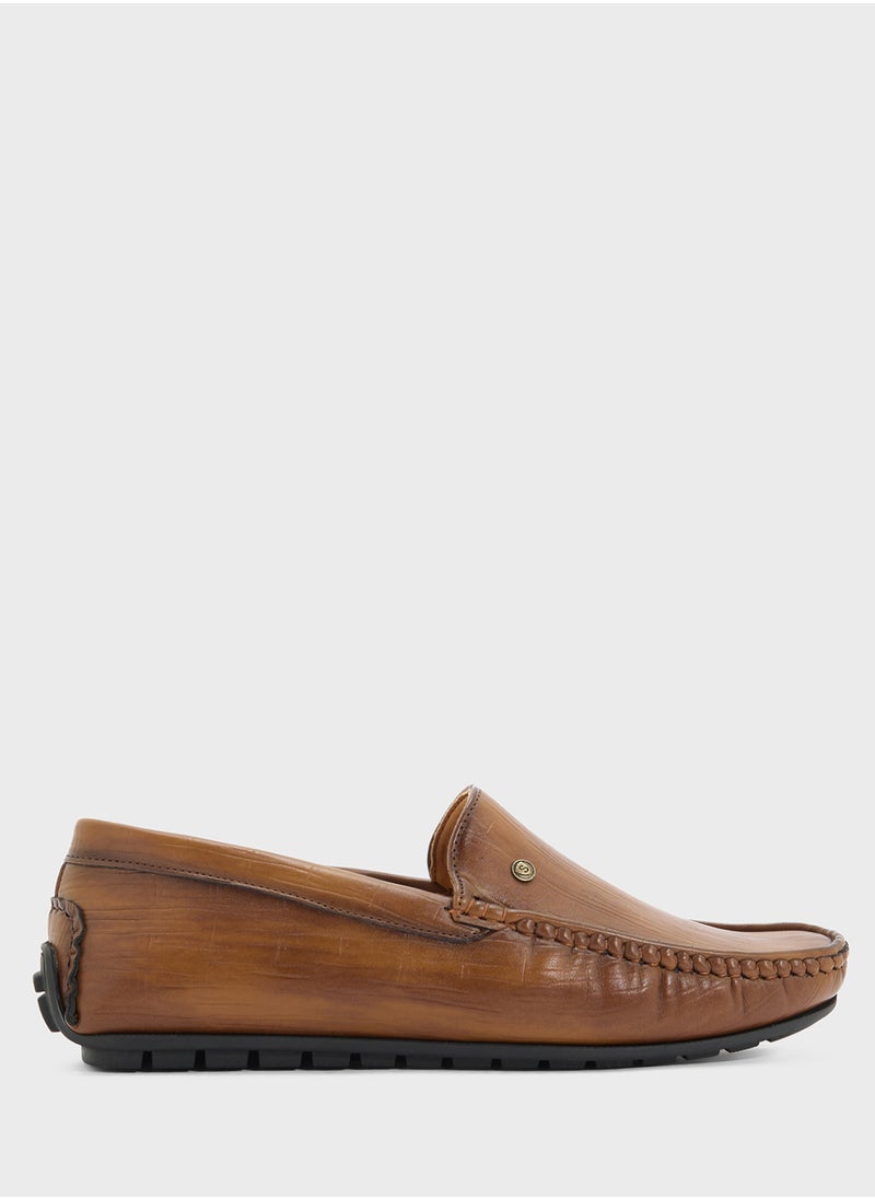 Robert Wood Croc Emboss Loafers  - Image 1