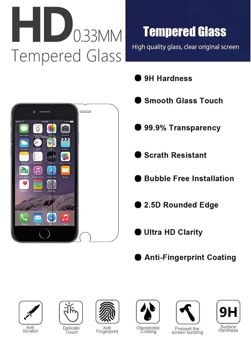 Super Tempered Glass Screen Protector Clear Designed For iPhone 8 Full Screen Coverage And Bubble Free - Image 5