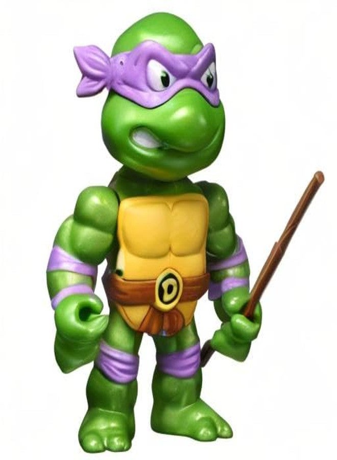جادا لعبة سلاحف النينجا المراهقة المتحولة دوناتيلو المصبوبة، مقاس 4 بوصات، من جادا تويز، ألعاب للأطفال والكبار، أرجواني - Image 3