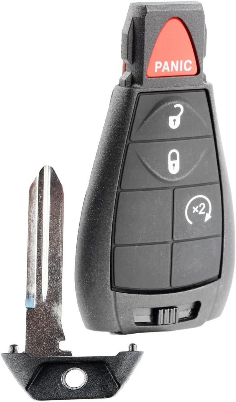 KeylessOption Keyless Entry Remote Car Key Fob Alarm for Ram 1500, 2500, 3500 GQ4-53T - Image 1