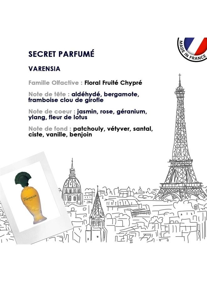 Ulric De Varens أولريك دي فارينز فارينسيا - عطر للنساء - رائحة ترابية، فاكهية، زهرية - نوتات من زهرة اللوتس، القرنفل، التوت، والفانيليا - 1.7 أونصة سائلة - Image 5