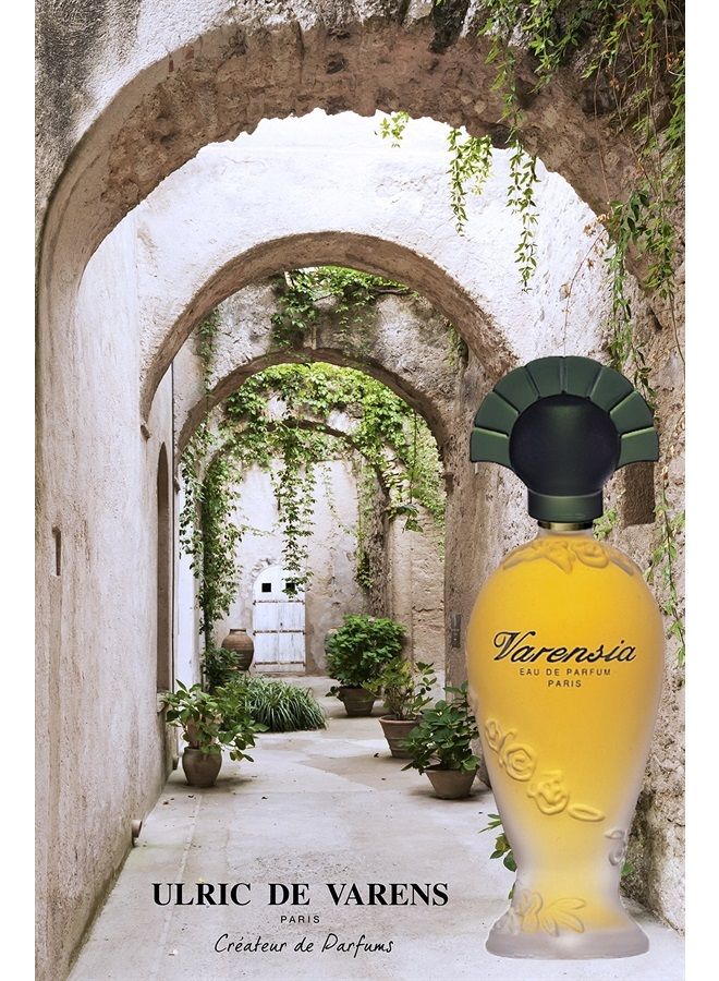 Ulric De Varens أولريك دي فارينز فارينسيا - عطر للنساء - رائحة ترابية، فاكهية، زهرية - نوتات من زهرة اللوتس، القرنفل، التوت، والفانيليا - 1.7 أونصة سائلة - Image 2