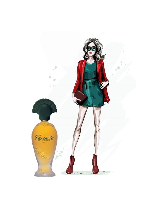 Ulric De Varens أولريك دي فارينز فارينسيا - عطر للنساء - رائحة ترابية، فاكهية، زهرية - نوتات من زهرة اللوتس، القرنفل، التوت، والفانيليا - 1.7 أونصة سائلة - Image 3