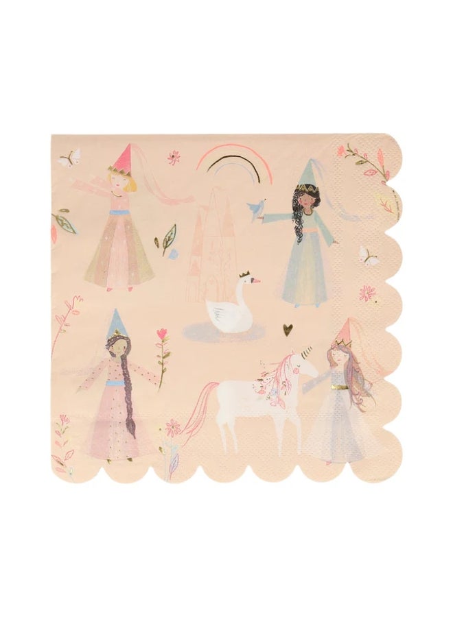 Meri Meri Princess Large Napkins - Image 1