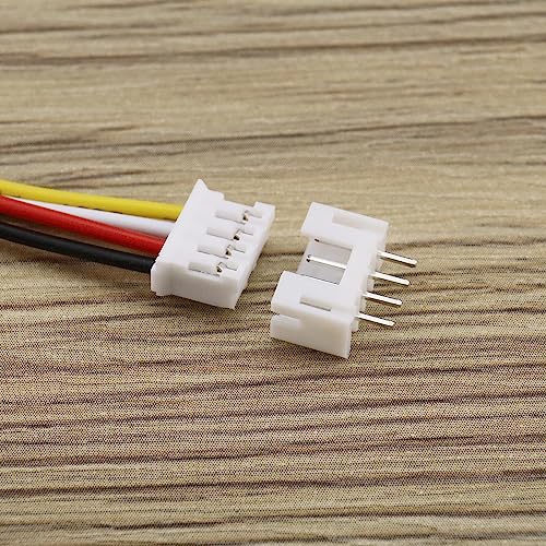Create idea 20 Sets JST 2.0 PH 4 Pin Connector Plug Include 20PCS 4 Pin Female Mini Connector Plug with 150mm Cable Wire & 20PCS 4 Pin Male Micro Connector Plug - Image 5