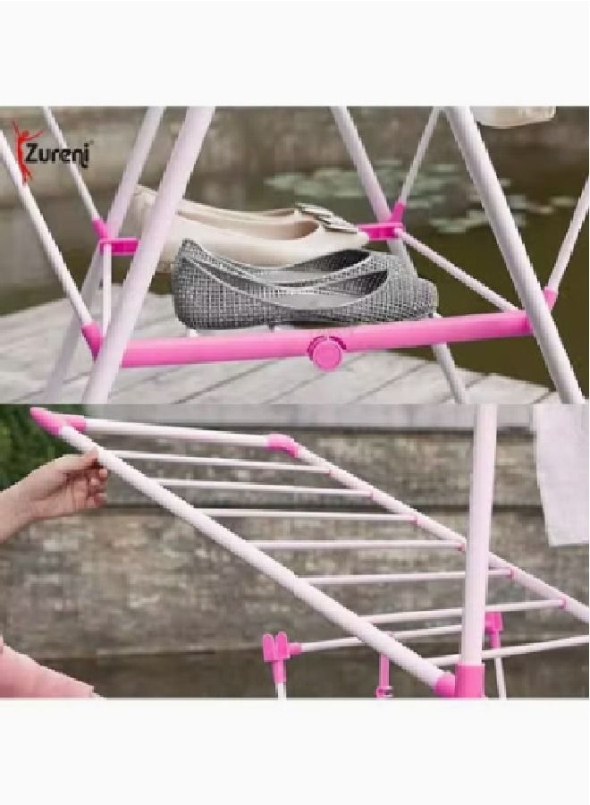 Clothes Dryer Rack Silver 175x102x62centimeter - Image 3