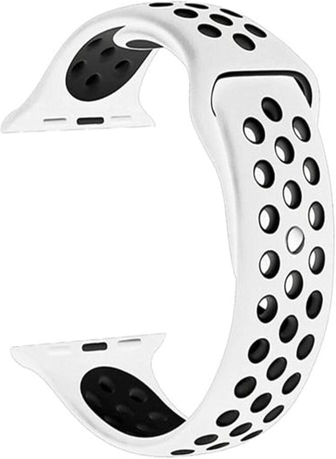 Next Next Store Sport Band Compatible with iWatch 42mm 44mm 45mm 49mm, Breathable Soft Silicone Replacement Strap Compatible with Ultra/Ultra2 iWatch SE Series 1/2/3/4/5/6/7/8/9