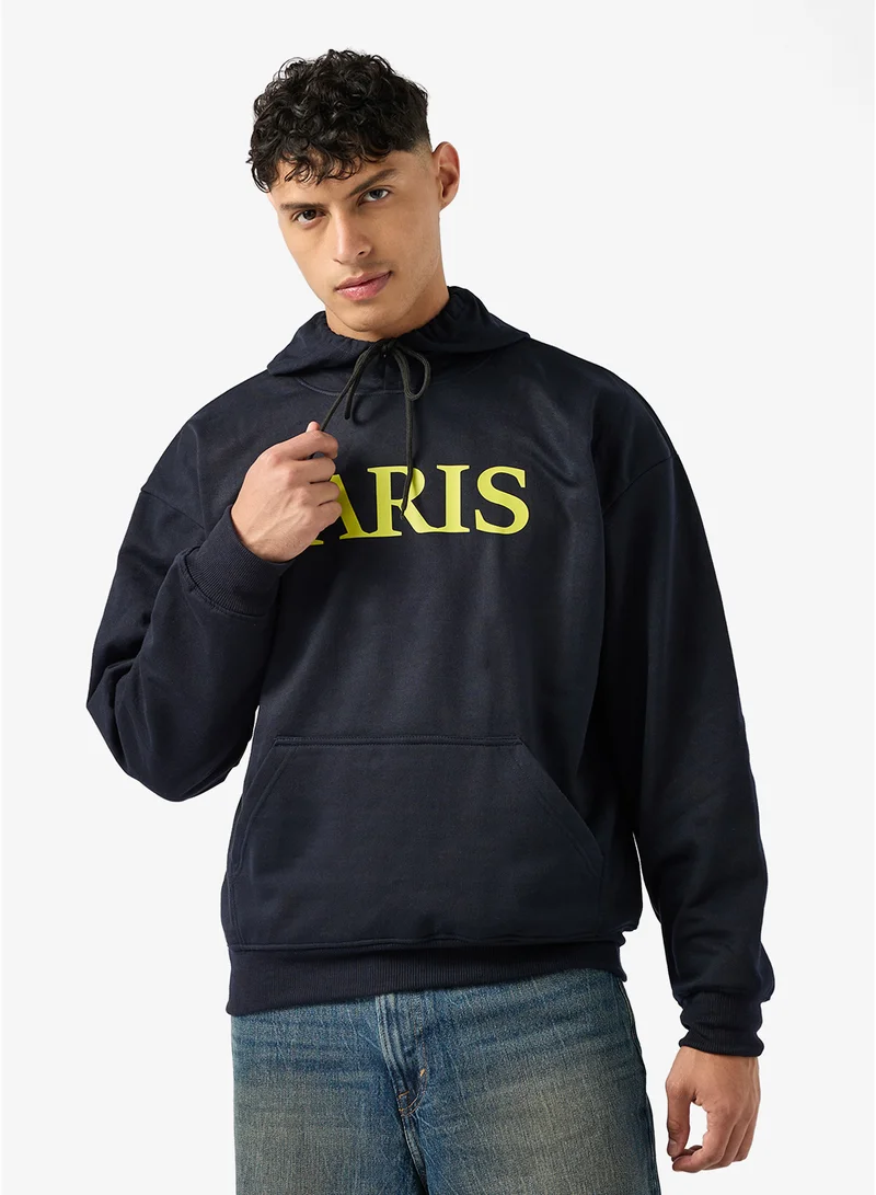 سفنتي فايف Paris Oversized Hoodie