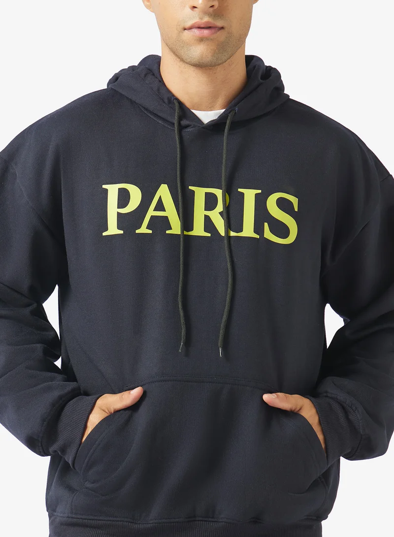 Seventy Five  Paris Oversized Hoodie for Men | Best Price UAE