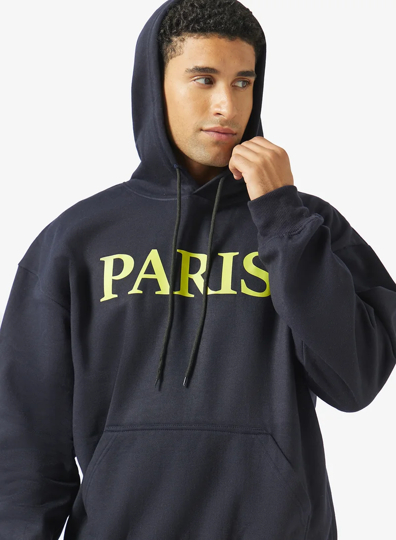 Seventy Five  Paris Oversized Hoodie for Men | Best Price UAE