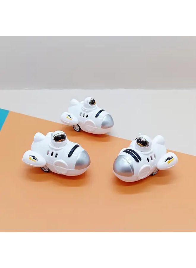 6 Pcs Random Styles Mini Space Wind Up Toy Space Rocket Plastic Toy For Party Favors Classroom Prizes Birthday Gifts - Image 1