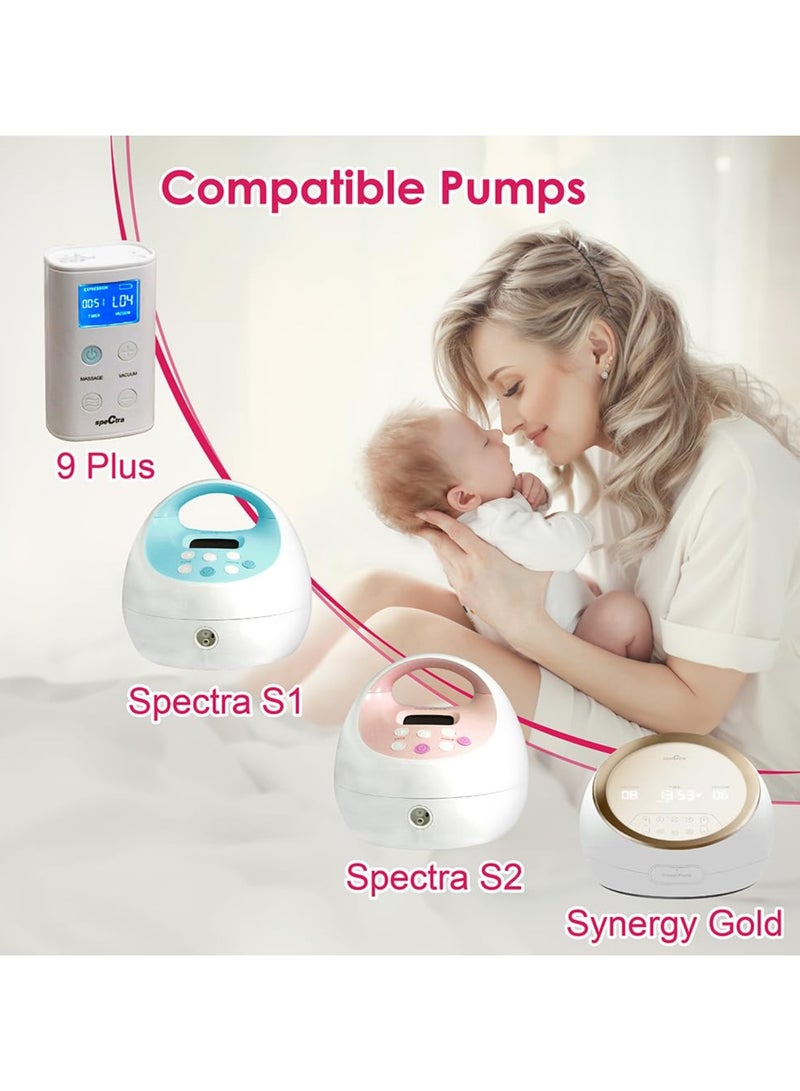 2 Pcs Backflow Protector Compatible with Spectra S2 Spectra S1 and 9 Plus Breast Pump Replace Spectra Backflow Protector Spectra Pump Parts - Image 2