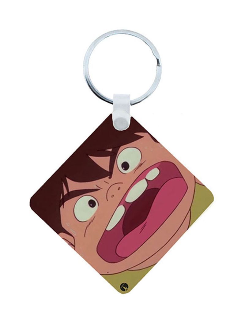 RKN Adnan And Lina Wooden Keychain