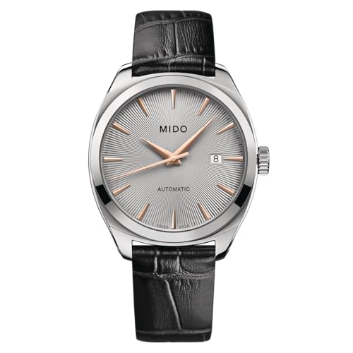 MIDO Belluna Royal Gent - Swiss Automatic Watch for Men - Silver Dial - Case 41.8mm - M0245071607100 - Image 4