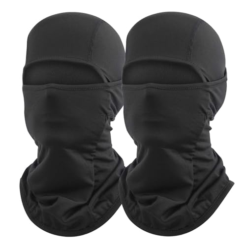 AILONSHAWN Black Winter Ski Mask for Men 2 Pack Balaclava Face Mask Women Warm Shiesty Ski Mask Thermal Face Cover Motorcycle Helmet Snowboard - Image 1