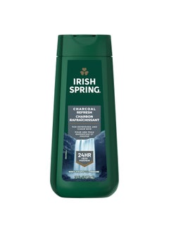 Irish Spring Irish Spring Mens Body Wash Shower Gel Charcoal Refresh 20 Fl Oz Pack of 4 