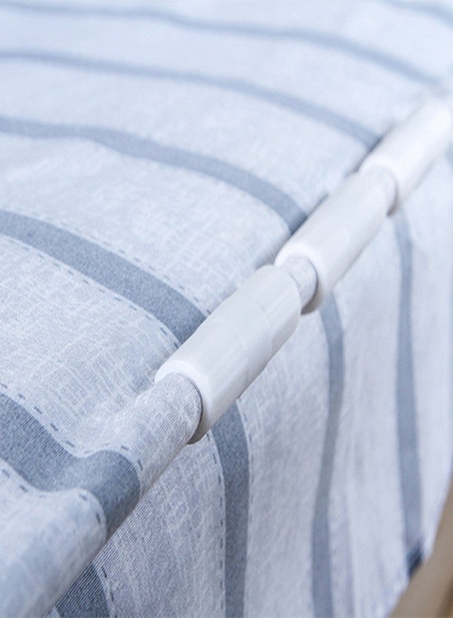 Toosunny 8 Pieces Sheet Holders,Bed Sheet Grippers Keeps The Bed Sheet in Place (White) - Image 4