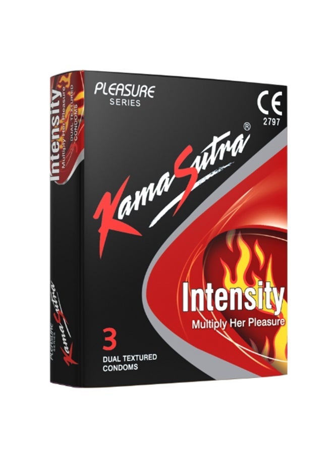 3-Piece Intensity Multiply Her Pleasure Condom Set
