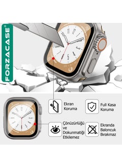 Compatible with Apple Watch 9 45MM Full Screen Case Protector and Watch Ultra Translator Case FC399 - pzsku/ZBEE86AC0E27C560D80A5Z/45/_/1740608839/e8da0db7-7fde-4559-bd40-733f0c07ebe1