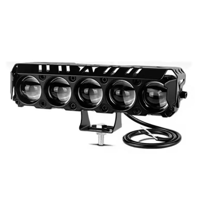 Schsteindar LED Light Bar, 5-Lens, 3 Modes White-Yellow, High Brightness Two-Colour, Vehicle Mounting Set of 1 - Image 1