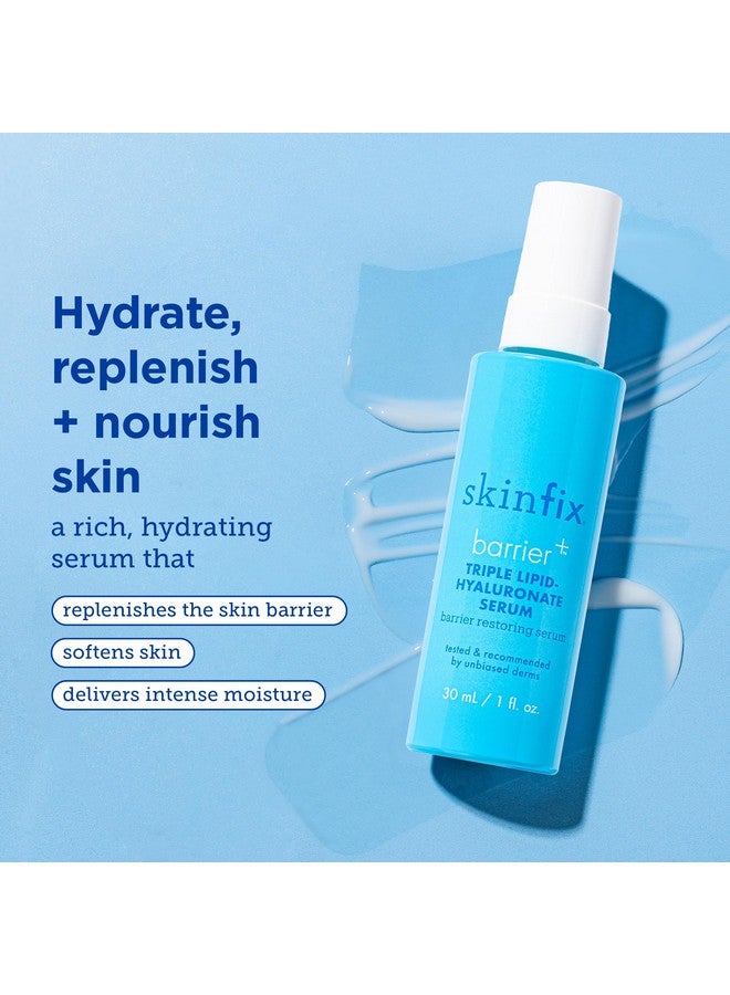 Skinfix Barrier+ Triple Lipidhyaluronate Serum Hydrating Serum That Delivers A Surge Of Moisture To Hydrate Replenish & Nourish Skin 1 Fl Oz  - Image 2