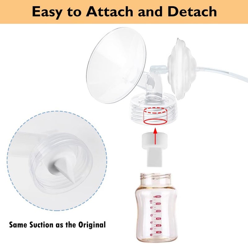 IVARONAL 18mm Flange and Duckbill Valve Compatible with Spectra S1 Spectra S2 Spectra 9 Plus Breast Pumps Replacement Not Original Spectra Replace Pump Parts - Image 5