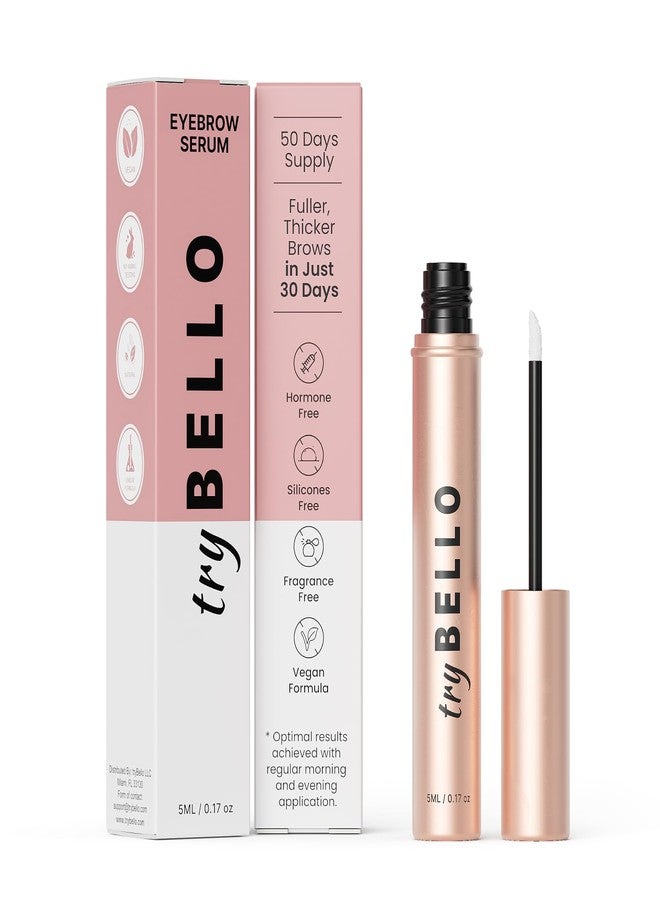 Trybello Eyebrow Growth Serum | Natural Thickening & Strengthening Formula for Fuller Eyebrows | Biotin, Peptides, and Botanical Extracts | No Parabens, Silicones, PEGs | Vegan, Gentle, Non-Irritating - Image 1
