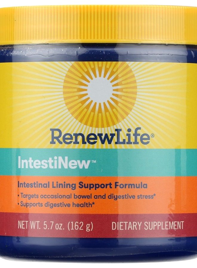 Renew Life إنزيمات هضمية للبالغين، مكمل غذائي مع L-جلوتامين، يوفر دعم بطانة الأمعاء، يساعد في تقوية الأمعاء والهضم، خالي من الألبان، الصويا والغلوتين، 5.7 أونصة - Image 1