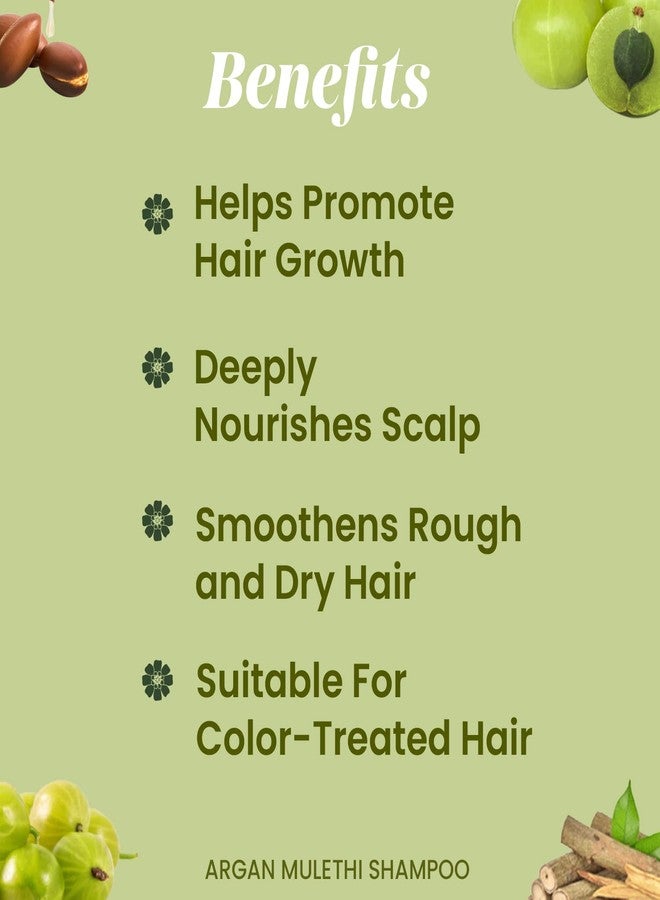 VITMINVEDA Moroccan Argan Oil Shampoo 200ml (Pack of 2) Natural Hair Cleanser for Nourish Dull & Dry Hair | No-Chemicals No-Paraben No-SLS - Image 2