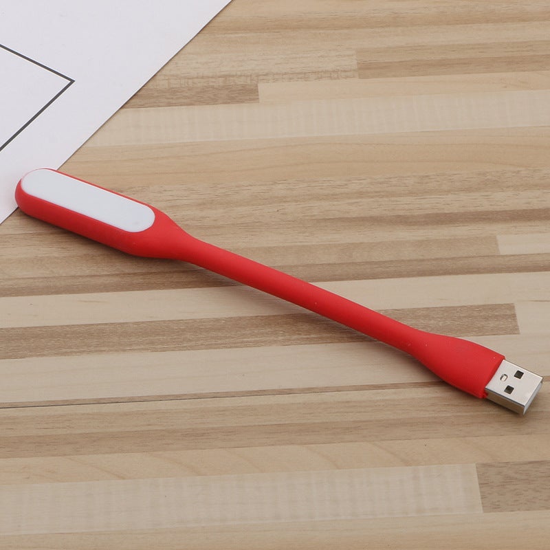 Creative USB Mini Portable Night Light with Custom Logo Red 