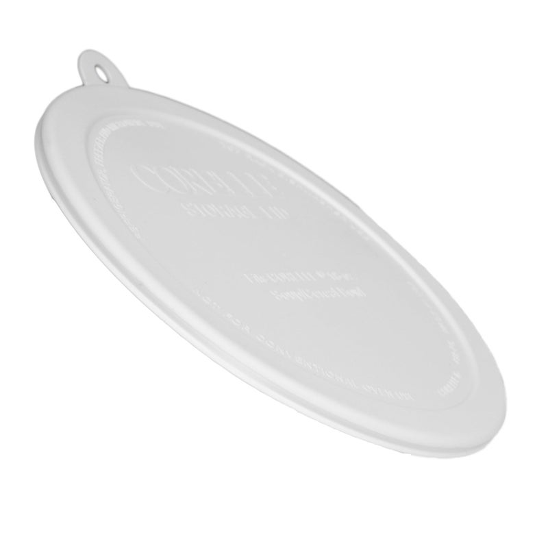Corelle وعاء حبوب كوريل 418-PC أبيض مع أغطية بلاستيكية (عبوة من 2) - Image 3