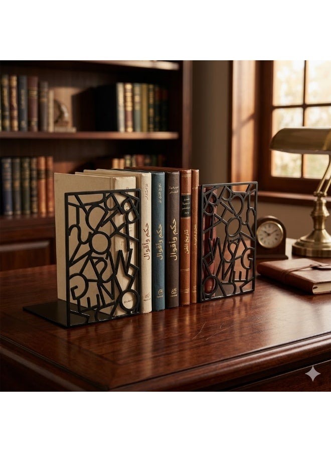 حامل كتب أنيق يستخدم لتنظيم الكتب والمجلات بطريقة مرتبة وسهلة .بتصميم عصري - Image 1