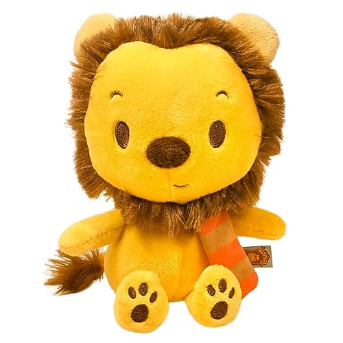 Kids Preferred Harry Potter Gryffindor Lion Plush Stuffed Animal with Embroidered Details and Red and Gold Stripped Scarf Hogwarts House Collectible for Babies Toddlers and Kids 6 Inches - Image 1