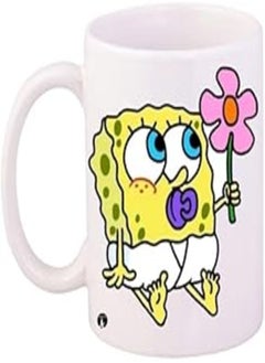 RYN Spongebob Squarepants Printed Coffee Mug White/Yellow/Black 11Ounce - RYNmg12627 - pzsku/ZBEE8F0157798F4BDE29BZ/45/_/1723237538/10fa9c60-d94b-4e10-a01a-f230712bd677