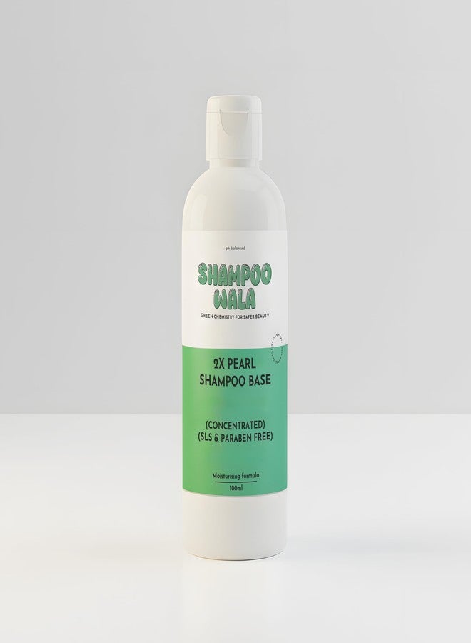 Shampoo Wala SHAMPOOWALA 2x Concentrated Pearly Shampoo Base (Herbal Shampoo Base) | PARABEN FREE | SLS FREE | GMO FREE | DIY your own Haircare (100 ml) - Image 1