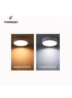 FORMOST FORMOST Surface Down Light LED Round 8W| Surge Protection Upto 4KV | Long Lasting Downlighter for Home Shops and Hotels Ceiling | Durable and Sustainable | 2 Years Warranty | Clear White  - Image 2