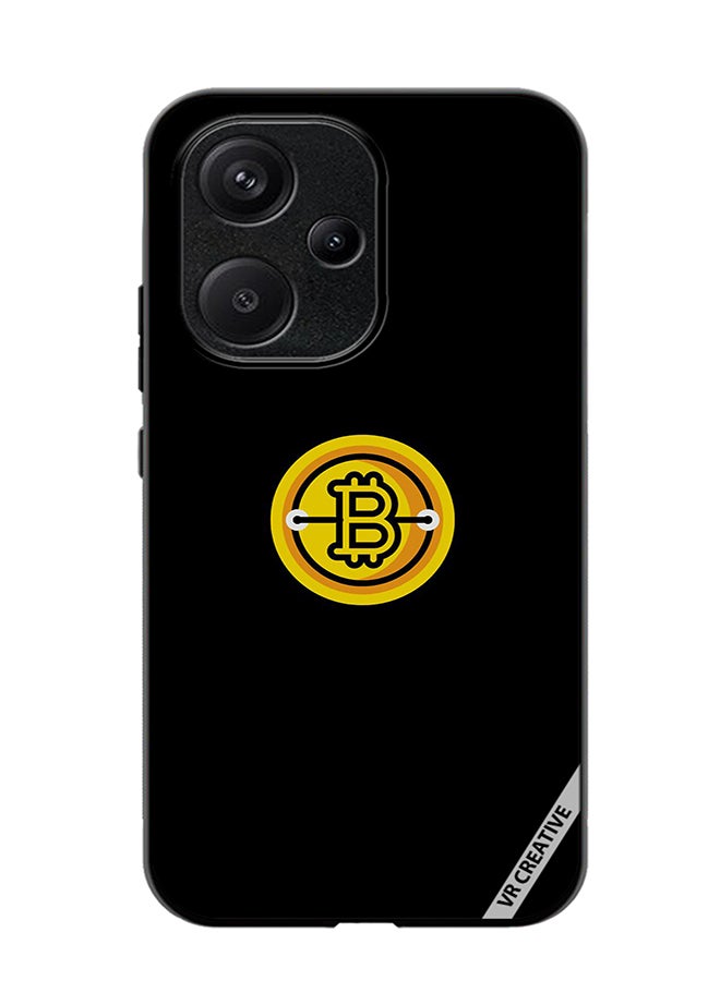 VR CREATIVE Protective Case Cover For Xiaomi Redmi 13C 5G Bitcoin Design Multicolour - Image 1