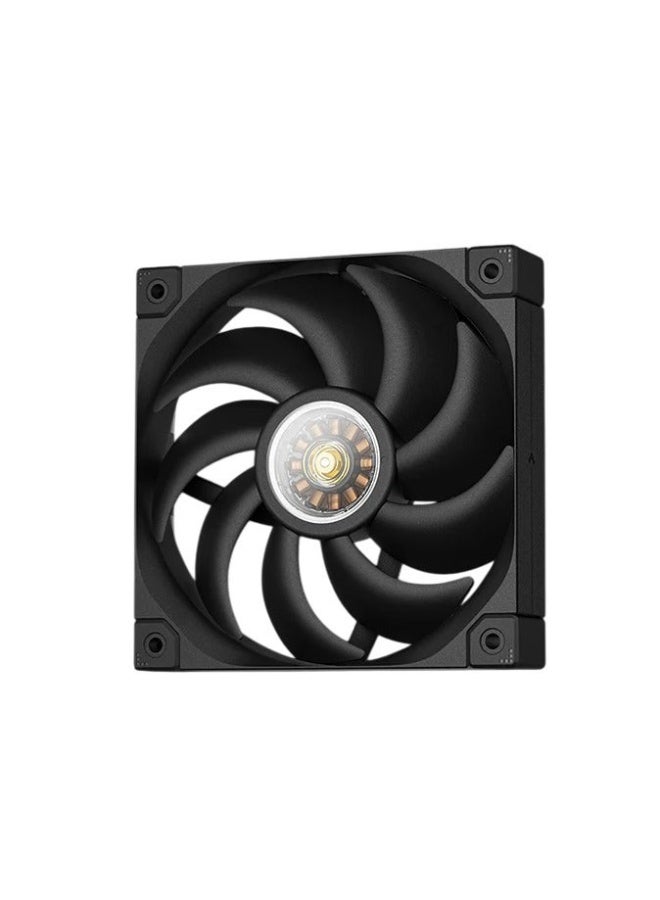 DEEPCOOL FT12 120mm Black Single Fan – High-Performance PWM Cooling, Fluid Dynamic Bearing, Silent Operation, Optimal Airflow for Cases & Radiators - Image 2