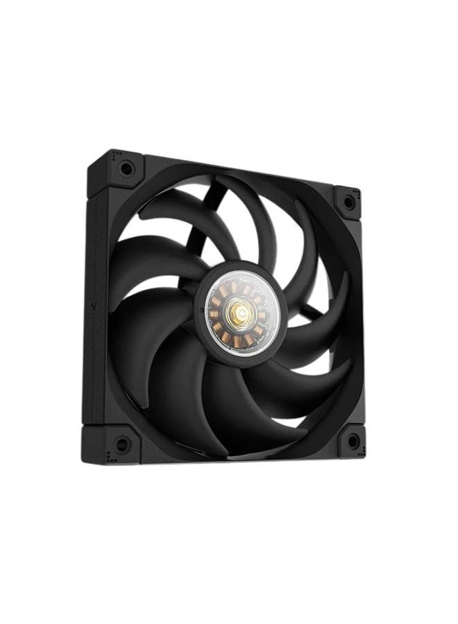 DEEPCOOL FT12 120mm Black Single Fan – High-Performance PWM Cooling, Fluid Dynamic Bearing, Silent Operation, Optimal Airflow for Cases & Radiators - Image 4